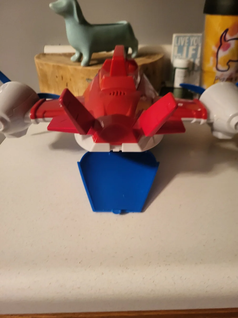 Paw Patrol Air Patroller Rescue Plane Airplane Lights Sound Toy Red Blue WORKS